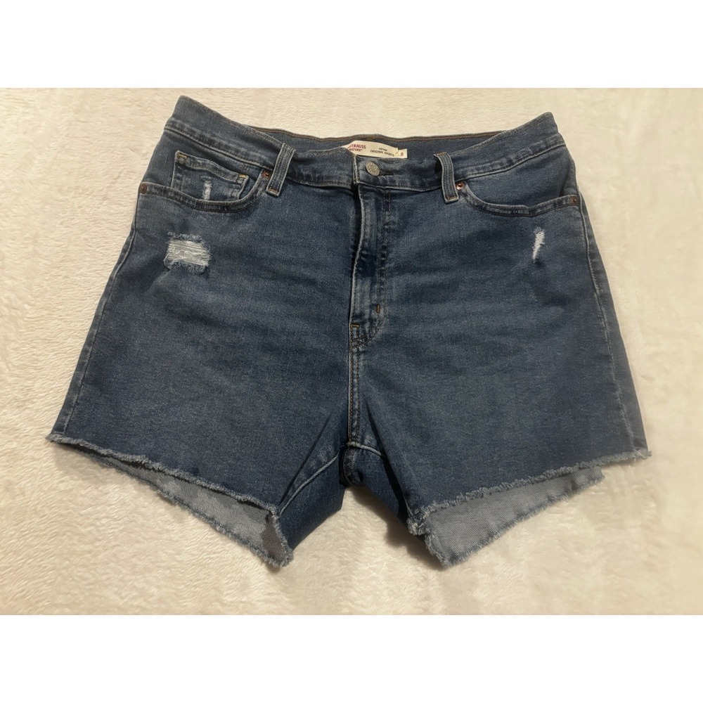 Levi Shorts Cutoff Shorts Women's 8 Strauss Signature Vintage Original Distress
